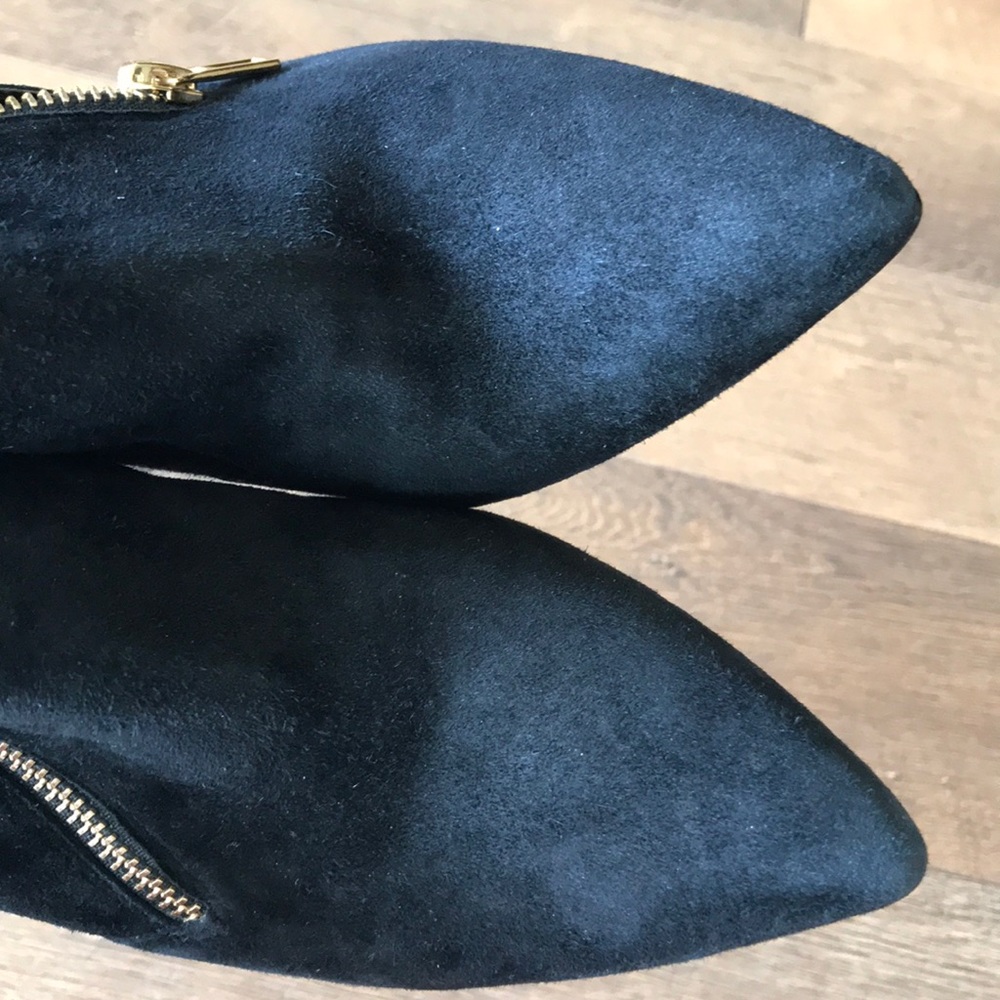Cole Haan open back suede heels in size 7B - Picture 5 of 8